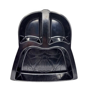 Star Wars Darth Vader Helmet Chip Dip Serving Tray Zak Designs 12"